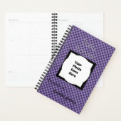 HAMbWG - Foto Daily Planner - Lila Gingham Planer (Anzeige)