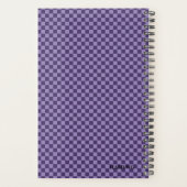 HAMbWG - Foto Daily Planner - Lila Gingham Planer (Rückseite)
