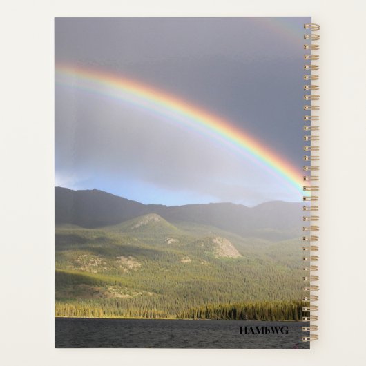 HAMbWG - Foto Daily Planner - Regenbogen Planer (Rückseite)
