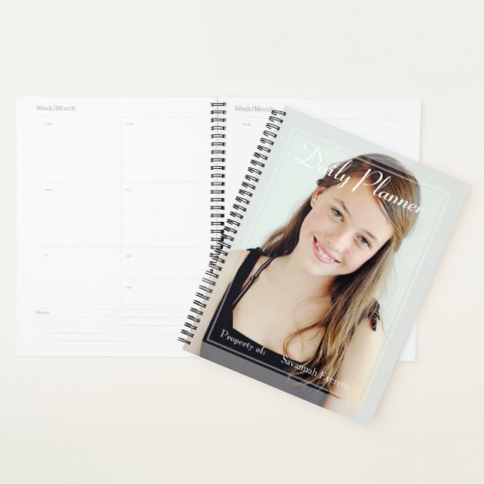 HAMbWG - Foto Daily Planner - Schattierter Rahmen Planer (Anzeige)