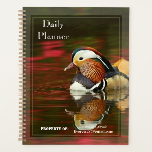 HAMbWG - Foto Daily Planner - Small Mallard Planer (Vorderseite)