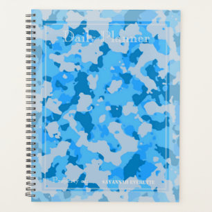 HAMbWG - Foto-Tagesplaner - Hellblau Camouflage Planer