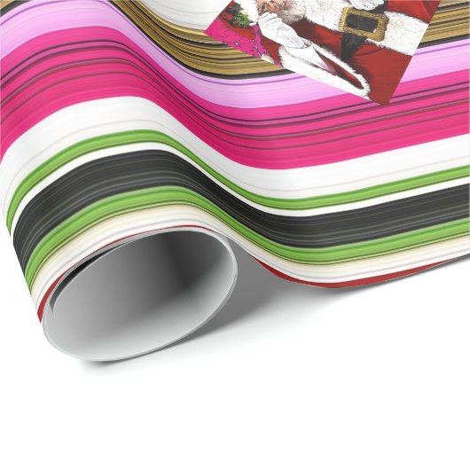 HAMbWG - Geschenkwrap - Weihnachtsmann Geschenkpapier (Rolleneckpunkt)