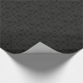 HAMbWG Glossy Wrapping Paper - Black Starry Geschenkpapier (Ecke)
