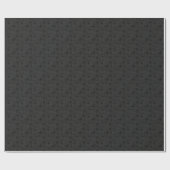 HAMbWG Glossy Wrapping Paper - Black Starry Geschenkpapier (Flach)