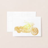 HAMbWG - Gold Foil Card - Motorrad Folienkarte (Vorderseite mit Umschlag)