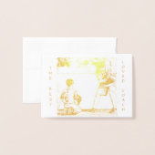 HAMbWG - Gold Foil Card - The Best Loved Coach Folienkarte (Vorderseite mit Umschlag)