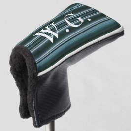 HAMbWG Golf Eisen Kopfbedeckung - Aquamarine Strei Golf Headcover