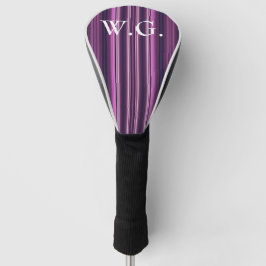 HAMbWG Golf Iron Head Cover - Amethyst Stripes Headcover