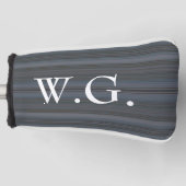 HAMbWG Golf Iron Head Cover - Blaue Streifen Headcover (Vorderseite)