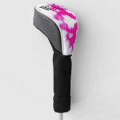 HAMbWG Golf Iron Head Cover - Pink Ink Spritzer Golf Headcover (angewinkelt)