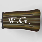 HAMbWG Golf Iron Head Cover - Tigers Eye Stripe Headcover (Vorderseite)