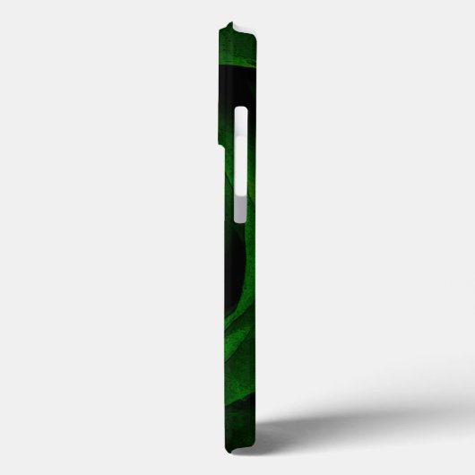 HAMbWG - Gothic Green Rose Case-Mate iPhone Hülle (Rückseite / Links)