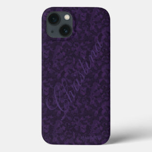 HAMbWG Handy Case - Tief Lila Camouflage