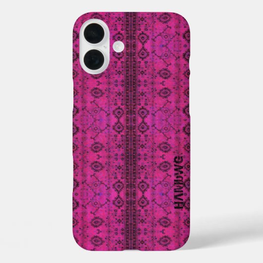 HAMbWG Handy Cover - Indien Tinte Design (Rückseite)