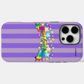 HAMbWG, Handy-Fall für lila Streifen Case-Mate iPhone Hülle (Rückseite (Horizontal))