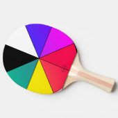 HAMbWG - Heißfarben, Farbrad Tischtennis Schläger (Seitenansicht)