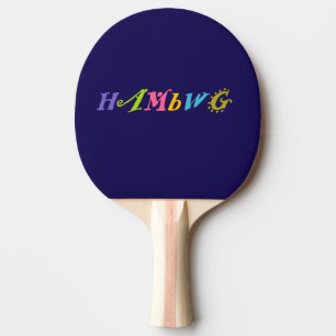 HAMbWG hell, grafische Farbe Tischtennis Schläger