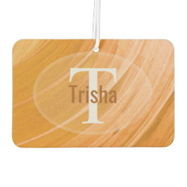 HAMbWG Herbst Gold Swirl Foto Air Freshener Autolufterfrischer