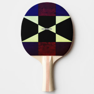 HAMbWG Hot Colors, Mod-1970er-Jahre-Grafik Tischtennis Schläger