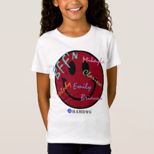 HAMbWG - Jersey - BFF Rot Emoji T-Shirt