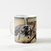 HAMbWG - Kaffee-Tasse - Hunderennen Kaffeetasse (Vorderseite Links)