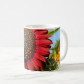 HAMbWG - Kaffee-Tasse - Schöne Rote Sonnenblume Kaffeetasse (VorderseiteRechts)