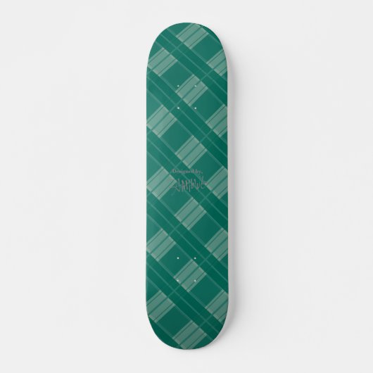 HAMbWG Kariert, alle Farben Skateboard (Vorne)
