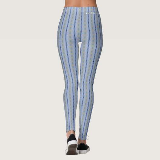 HAMbWG - Kompression Leggings - Periwinkle Deko 2 (Rückseite)