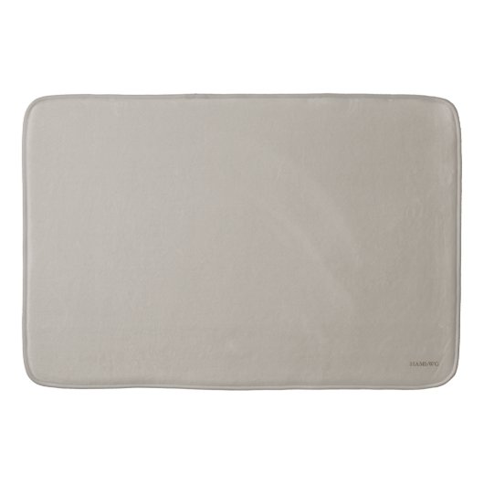 HAMbWG - Large Bath Mat - Lightest Taupe Gray Badematte (Vorderseite)