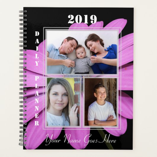 HAMbWG - Lila Daisy Planer (Vorderseite)