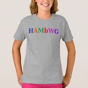 HAMbWG-Logo - 9 Farben - Fußball-Shirt von Mädchen T-Shirt