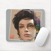 HAMbWG Mannequin Mouse Pad w qr code & L:ogo Mousepad (Mit Mouse)