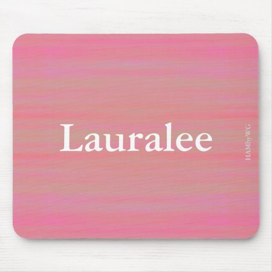 HAMbWG - Maus-Pad - Hellpfirsichwasch Mousepad (Vorne)