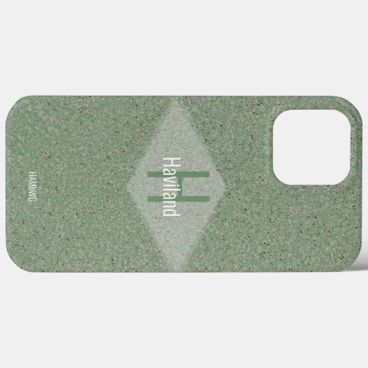 HAMbWG Monogramm-Design Case-Mate iPhone Hülle (Rückseite (Horizontal))