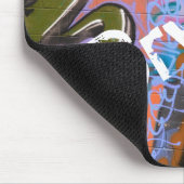 HAMbWG - Mousepad - Aquamarin grünes Graphiti (Ecke)