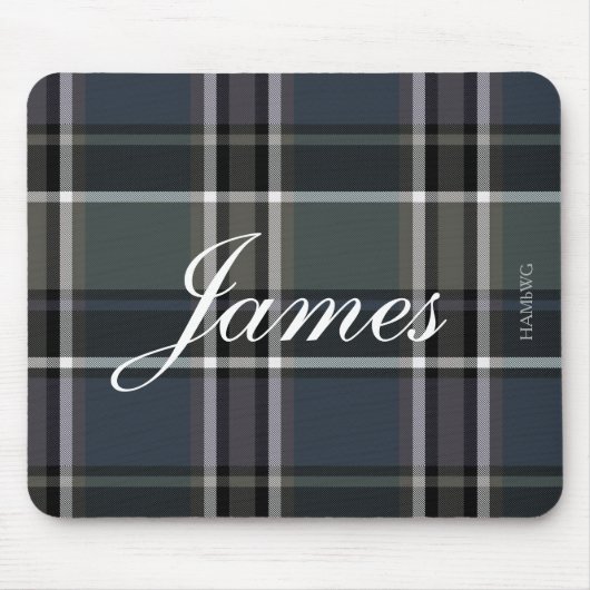 HAMbWG - Mousepad - BluePlaid (Vorne)
