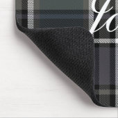 HAMbWG - Mousepad - grau Kariert (Ecke)