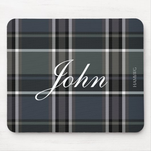 HAMbWG - Mousepad - grau Kariert (Vorne)