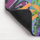 HAMbWG - Mousepad - Lila & Green Graphiti (Ecke)
