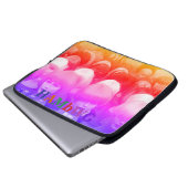 HAMbWG - Neopren-Laptop-Sieb - farbenfrohe Wigs Laptopschutzhülle (Vorne Knopf)