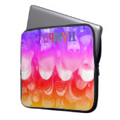 HAMbWG - Neopren-Laptop-Sieb - farbenfrohe Wigs Laptopschutzhülle (Vorderseite Links)