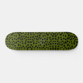 HAMbWG Olive Green Leopard Skateboard (Horizontal)