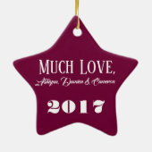 HAMbWG - Ornament - Stern - Personalizable (Hinten)