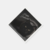 HAMbWG - Paper Napkin - Black Cat Serviette (Ecke)