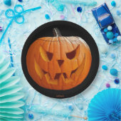HAMbWG - Papierplatte - Halloween Orange Pumpkin Pappteller (Party)