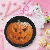 HAMbWG - Papierplatte - Halloween Orange Pumpkin Pappteller (Party)