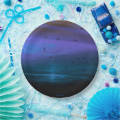 HAMbWG - Papierplatte - Halloween Sonnenuntergang Pappteller (Party)