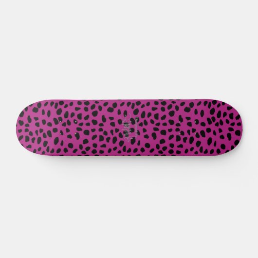 HAMbWG Pink Leopard Skateboard (Horizontal)