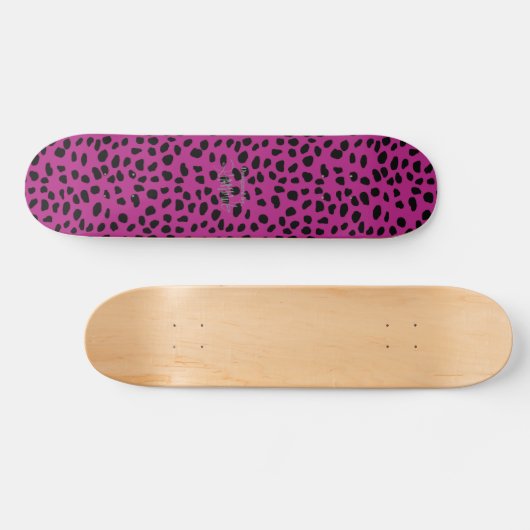 HAMbWG Pink Leopard Skateboard (Horizontal)